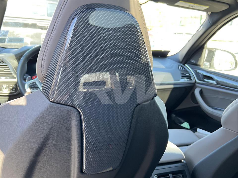 BMW F97 X3M or F98 X4M with Carbon Fiber Upper Seat Backs