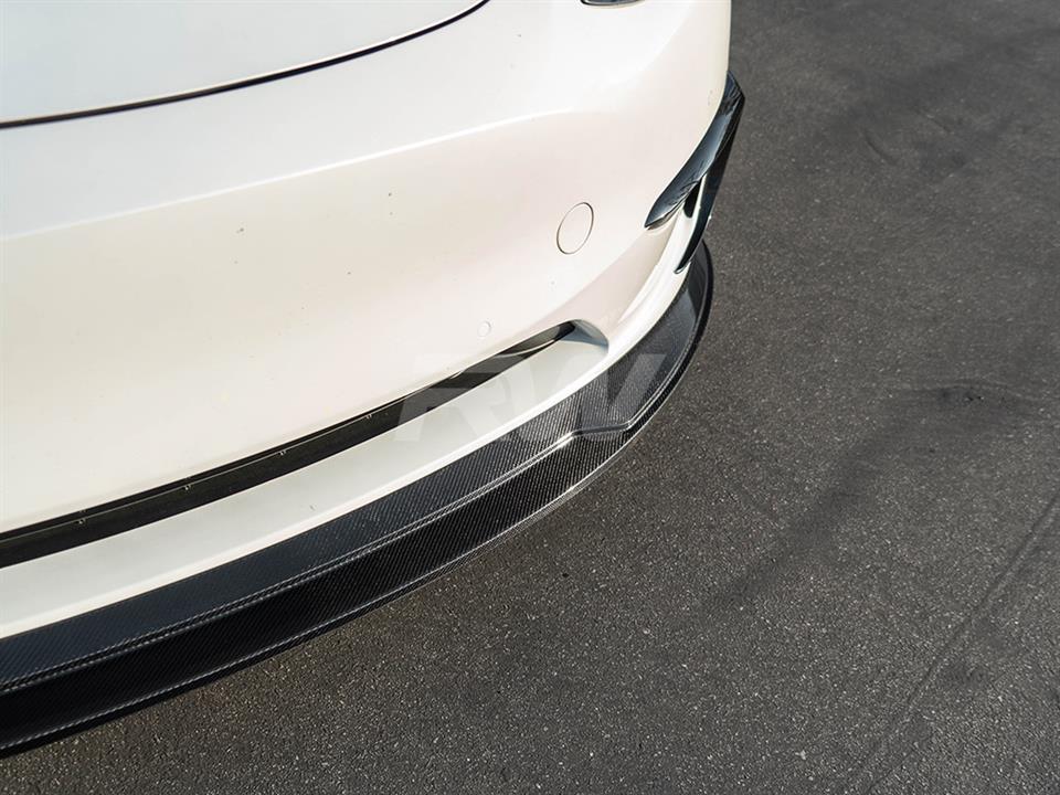 Tesla Model Y Carbon Fiber Front Spoiler – TESLARATI Marketplace