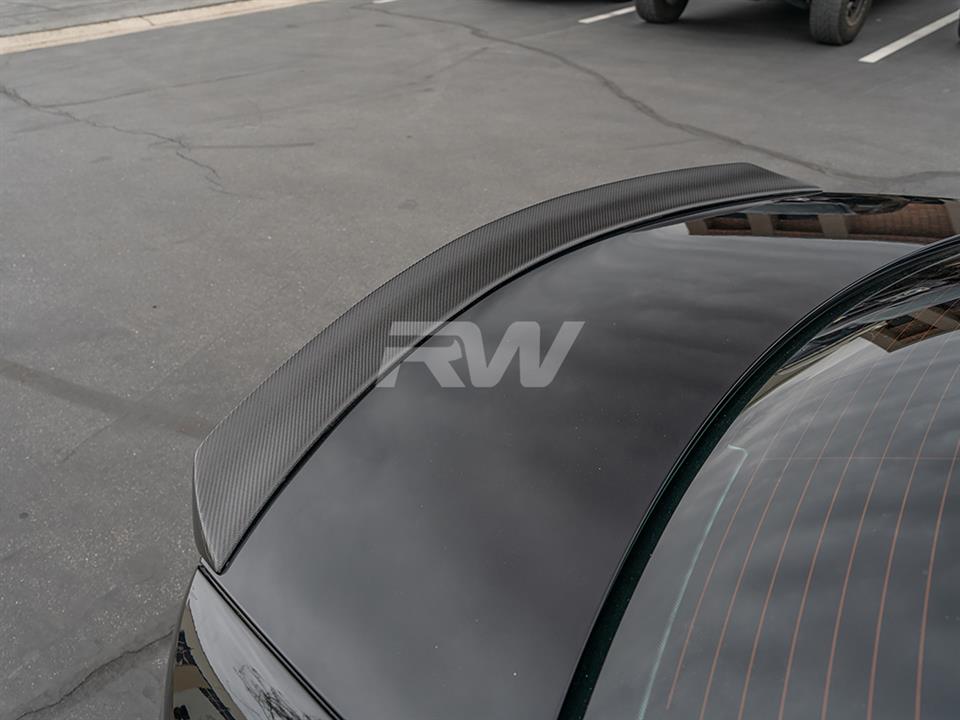 Mercedes W204 DTM Style Carbon Fiber Trunk Spoiler from RW