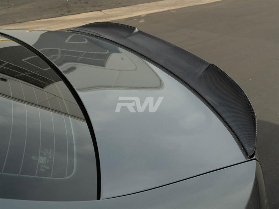 BMW G20 and G80 M3 with our RWS Carbon Fiber Trunk Spoiler