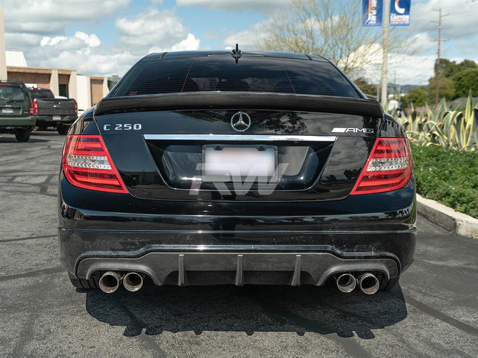 Mercedes W204 Coupe DTM Carbon Fiber Trunk Spoiler C250 C350 C63 AMG