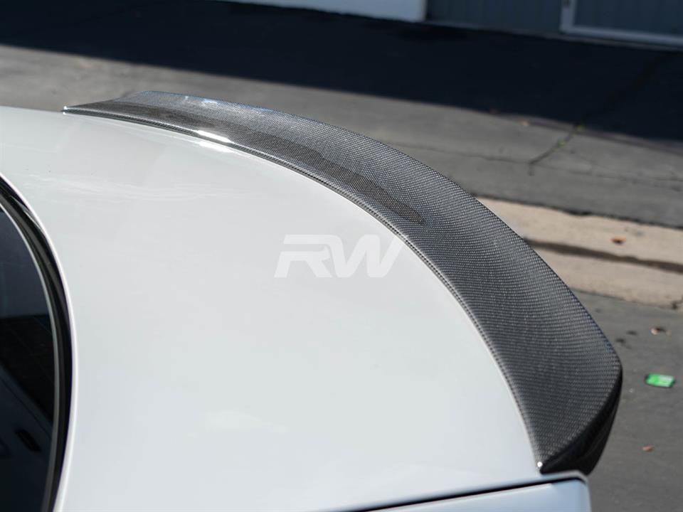 Mercedes W204 DTM Carbon Fiber Trunk Spoiler C250 C300 C350 C63 Sedan