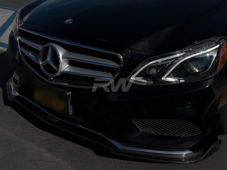 Mercedes W212 Facelift E550 Sport Carbon Fiber Front Lip