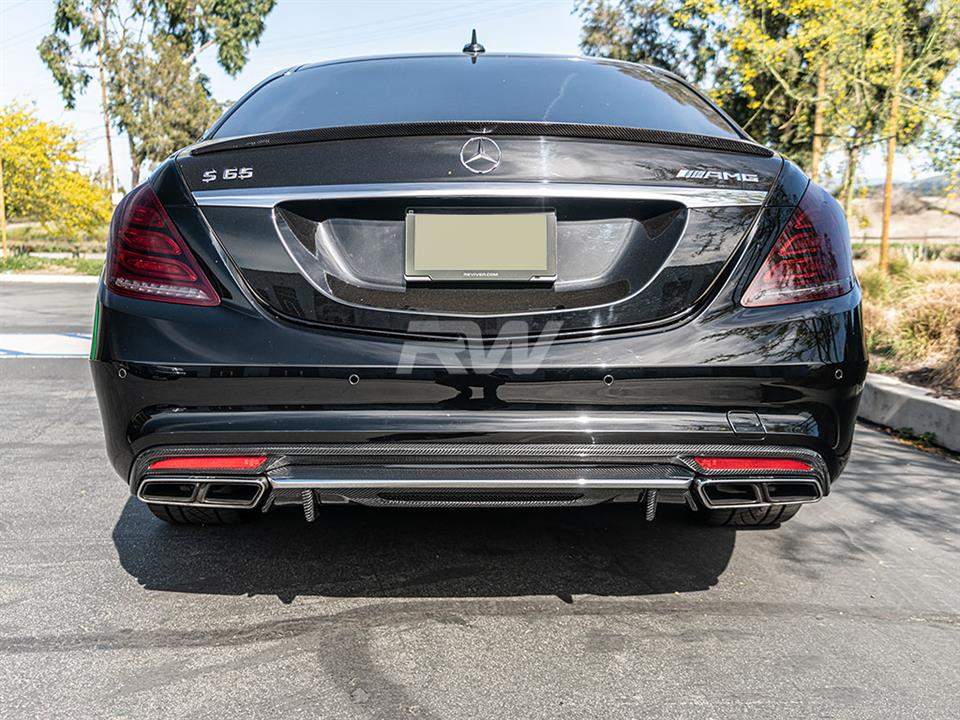 Check out this Mercedes W222 S63 Carbon Fiber Rear Diffuser from RW