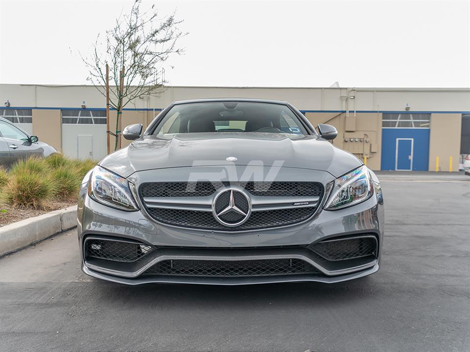 Mercedes W205 C63 C63S Carbon Fiber Front Trim Sedan Coupe Convertible