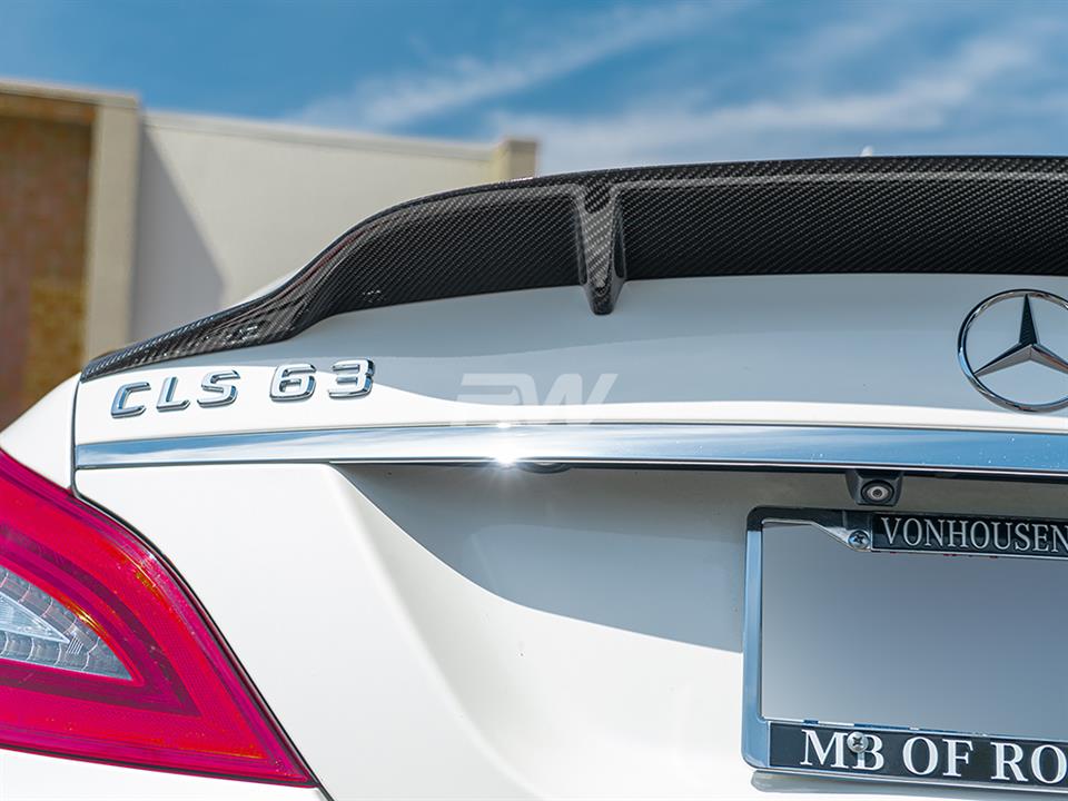 Mercedes W218 Carbon Fiber Renn Style Trunk Spoiler