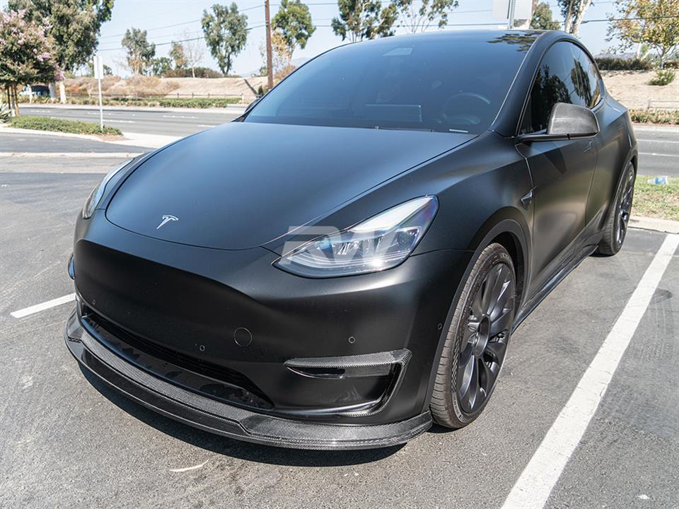 Tesla Modell Y-Front-Spoiler-Lippe