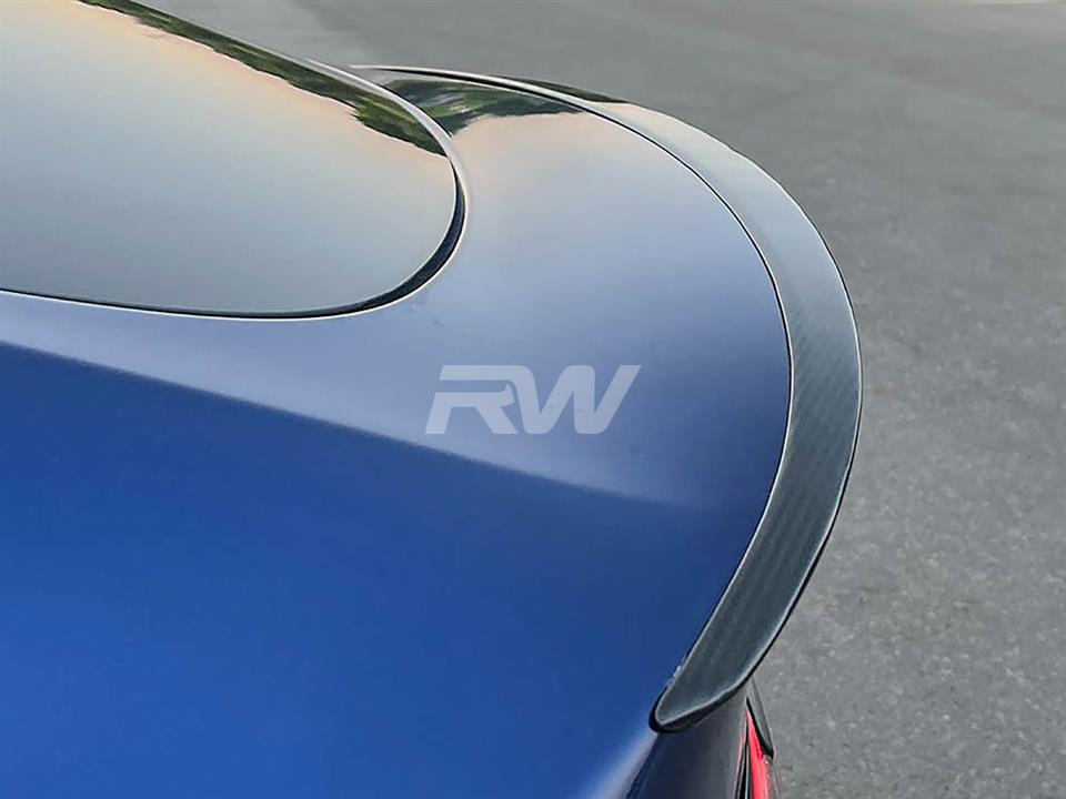 Carbon Fiber Rear Spoiler for Model Y