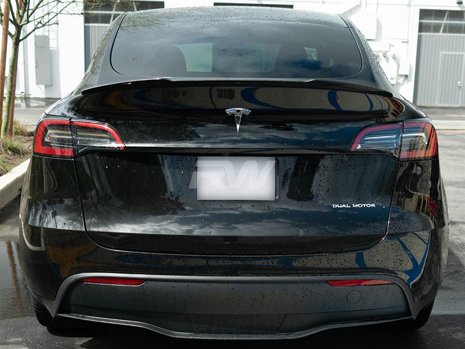 Tesla Model Y Carbon Fiber Trunk Spoiler