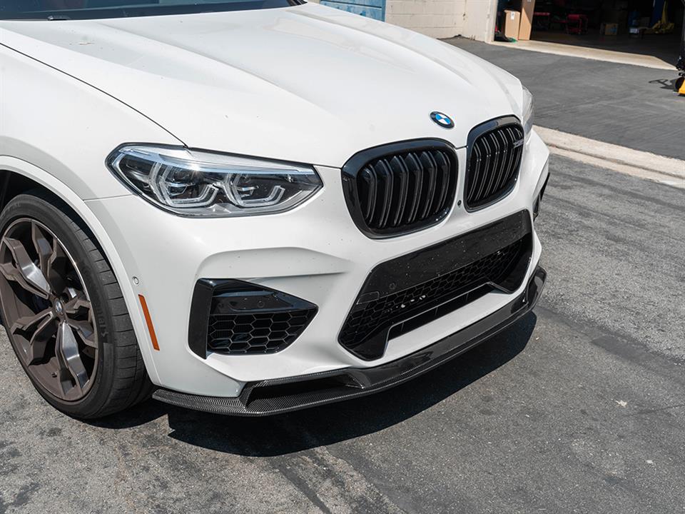 BMW F97 X3M gets hooked up with a RWS Carbon Fiber Front Lip