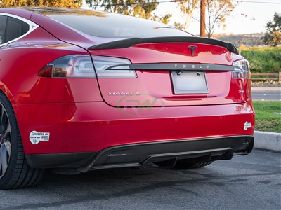 Tesla Model S Carbon Fiber Rear Diffuser