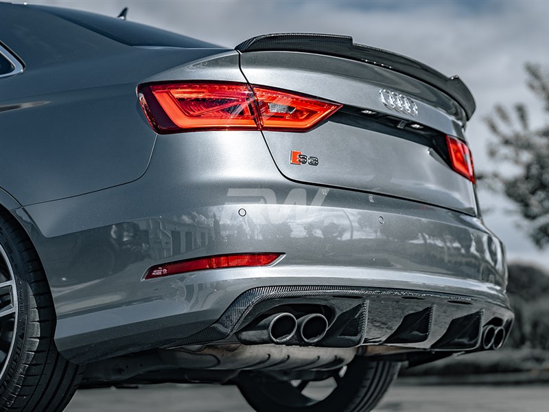 Audi 8v S3 Pre-Facelift Carbon Fiber Rear Diffuser