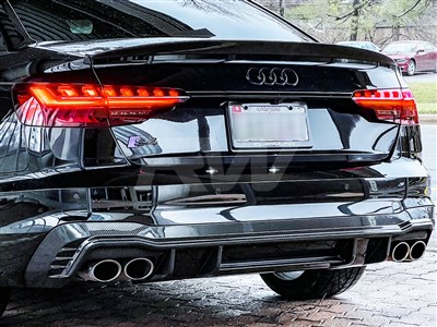 Audi B9 A4 S4 S Line Carbon Fiber Rear Diffuser