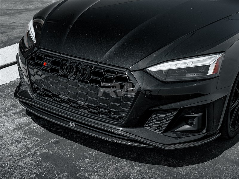 Audi A5 S-Line S5 Carbon Fiber Front Lip Spoiler