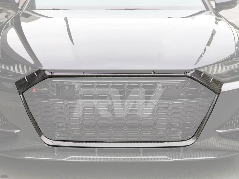 Audi RS6 C8 Carbon Fiber Grille Surround