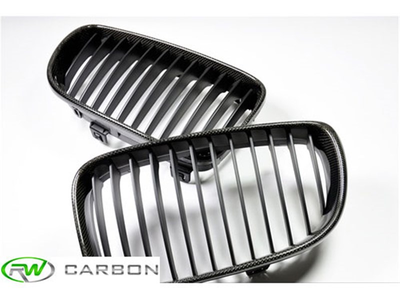 BMW E82 E88 Carbon Fiber Kidney Grilles