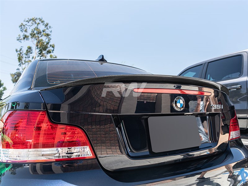 BMW E82 Carbon Fiber Perf. Style Trunk Spoiler