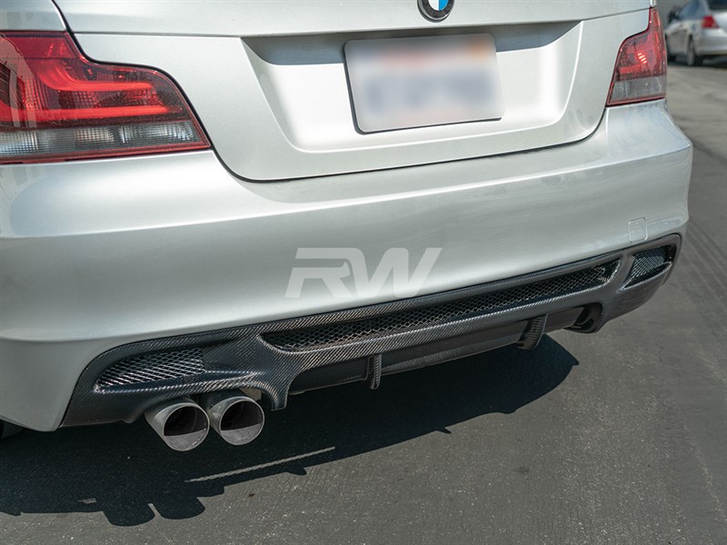 BMW E82 E88 Perf. Style Carbon Fiber Diffuser