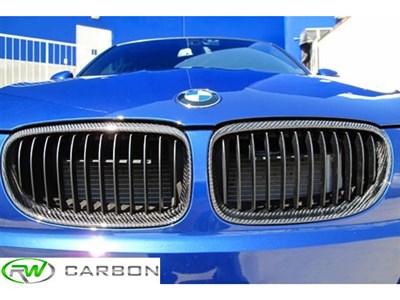 BMW E90 E91 Carbon Fiber Front Grilles
