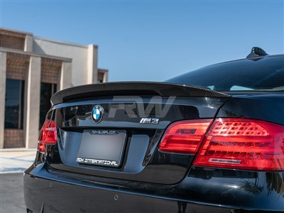 Checkout RW Carbon's great fitting and looking BMW E92 328i, 335i, and 335is bmw performance style trunk spoiler