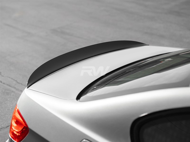 BMW E92 M3 1x1 Carbon Fiber Perf Style Trunk Spoiler