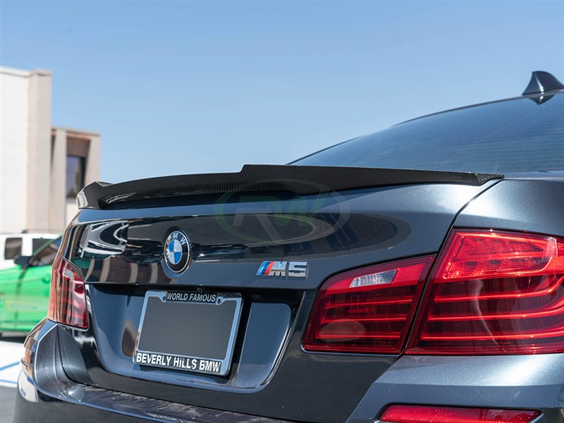 BMW F10 M4 Style Carbon Fiber Trunk Spoiler