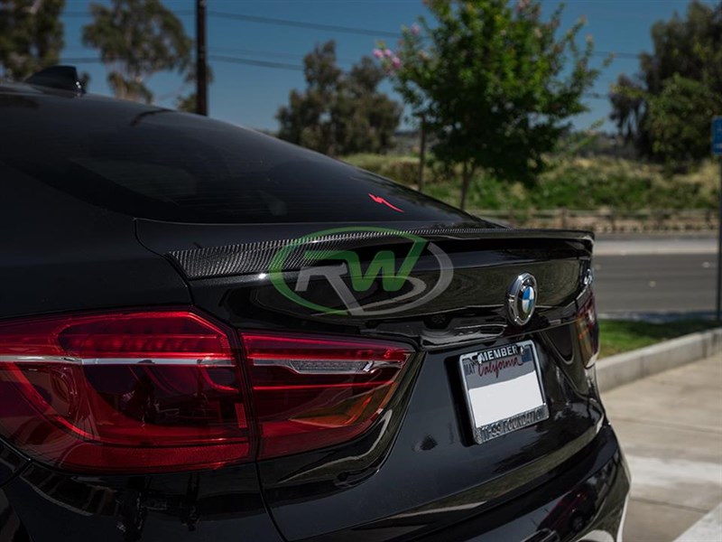 BMW F16 X6 F86 X6M Carbon Fiber Trunk Spoiler