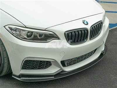 BMW F22/F23 3D Style Carbon Fiber Front Lip