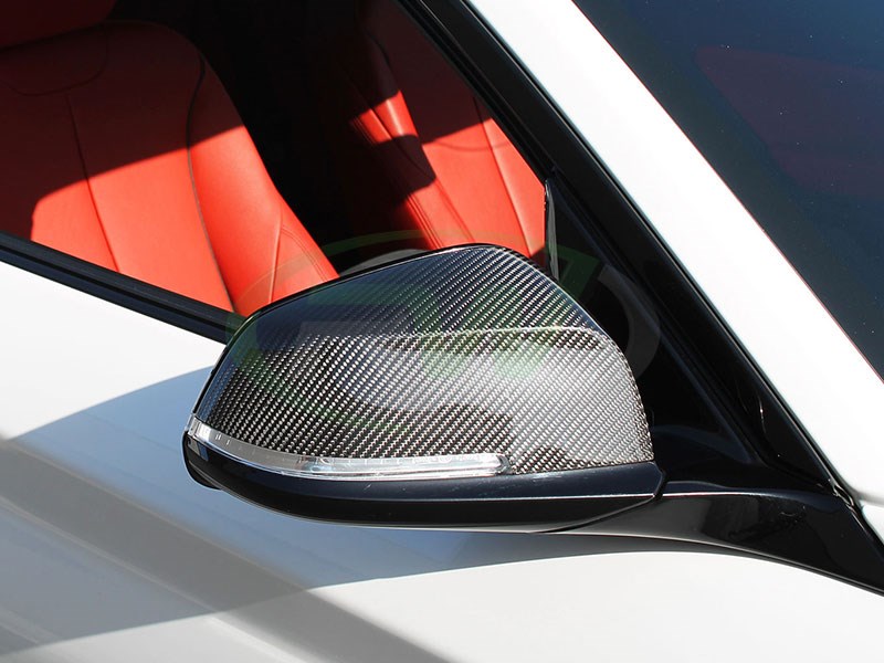 BMW F22 230i 240i F30 330i 340i F32 428i 435i Carbon Fiber Mirror Caps