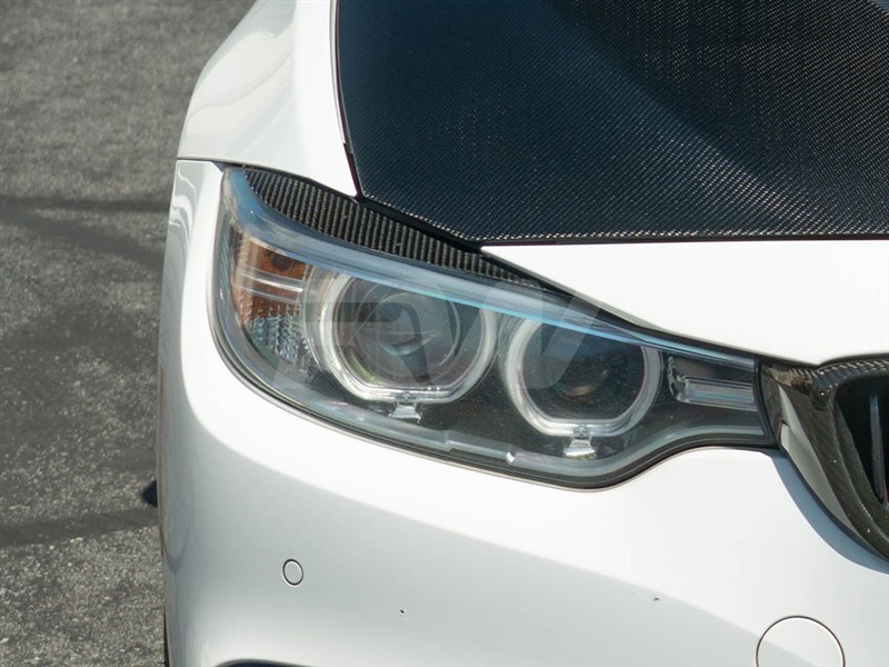 BMW F30 F31 Carbon Fiber Eyelids