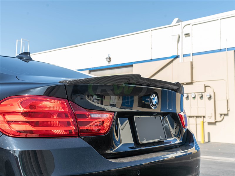 BMW F32 M4 Style Carbon Fiber Trunk Spoiler