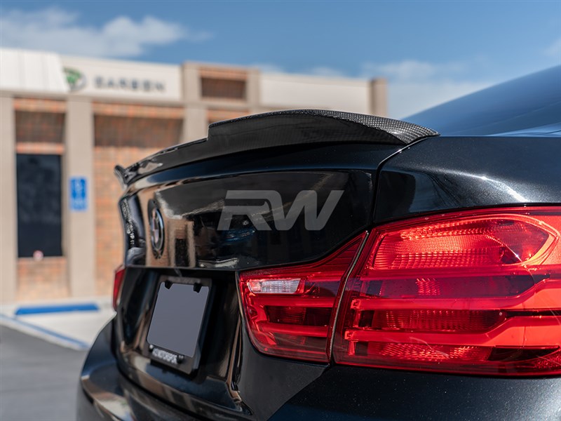 BMW F36 CS Style Carbon Fiber Trunk Spoiler