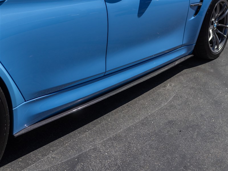 BMW F80 M3 3D Style CF Side Skirt Extensions