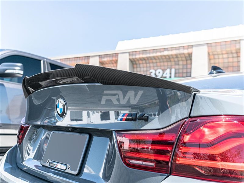 BMW F82 M4 Style Carbon Fiber Trunk Spoiler