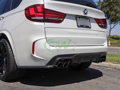 BMW F85 X5M 3D Style Carbon Fiber Diffuser