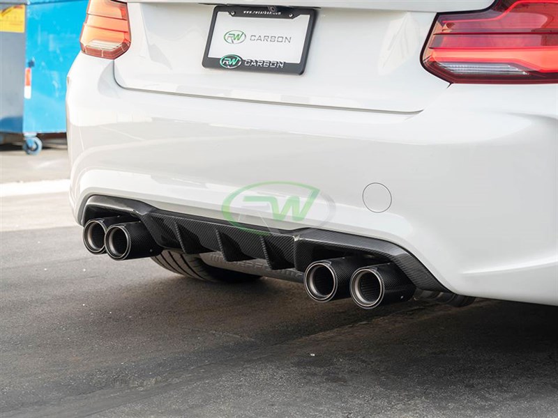 BMW F87 M2 Performance Style Carbon Fiber Diffuser