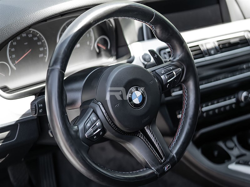 BMW M Inner Carbon Fiber Steering Wheel Trim