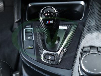 Carbon Fiber Alcantara Shift Console Trim BMW F8x