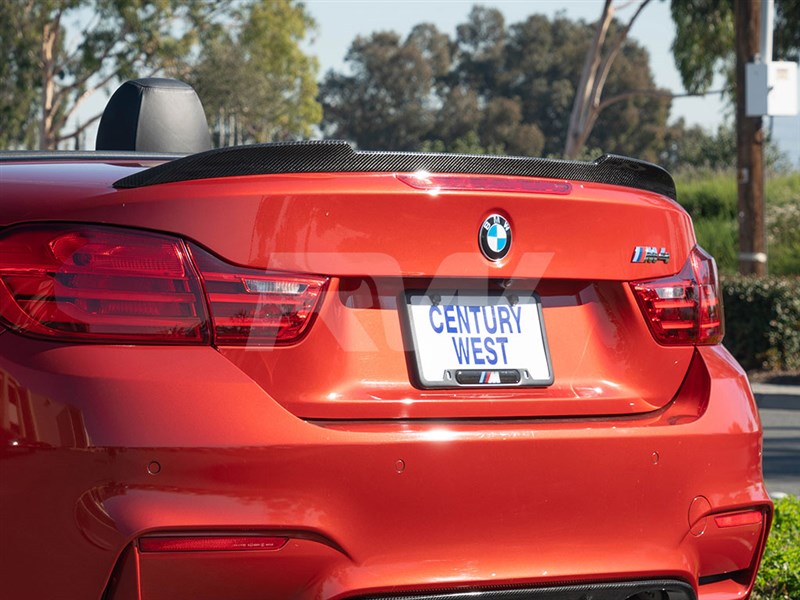 BMW F33 F83 CS Style Carbon Fiber Trunk Spoiler