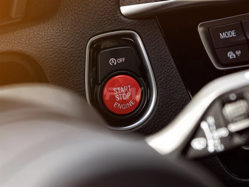 BMW Red Start Stop Button