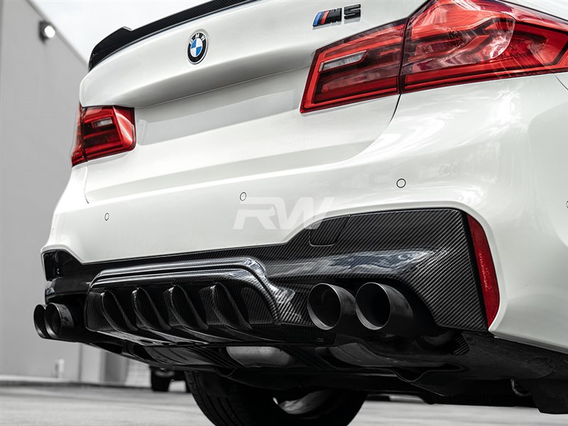 BMW F90 M5 DTM+ Carbon Fiber Rear Diffuser