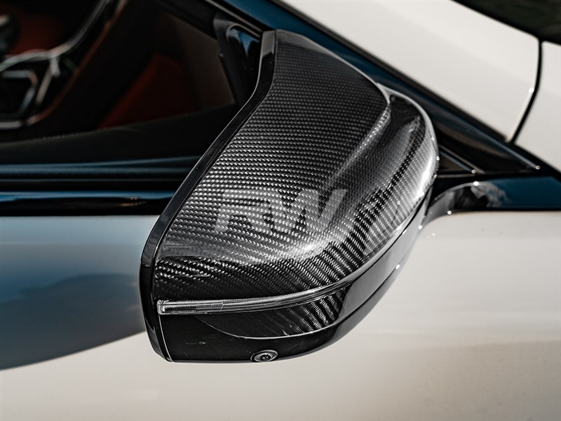 BMW M5 M8 M850i Carbon Fiber Mirror Caps