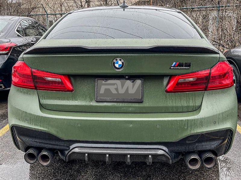 BMW F90 M5 DTM Carbon Fiber Rear Diffuser