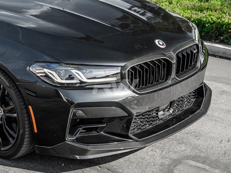 BMW F90 M5 LCI Performance V2 CF Front Lip Spoiler