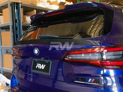 BMW F95 X5M G05 X5 Carbon Fiber Mid Spoiler