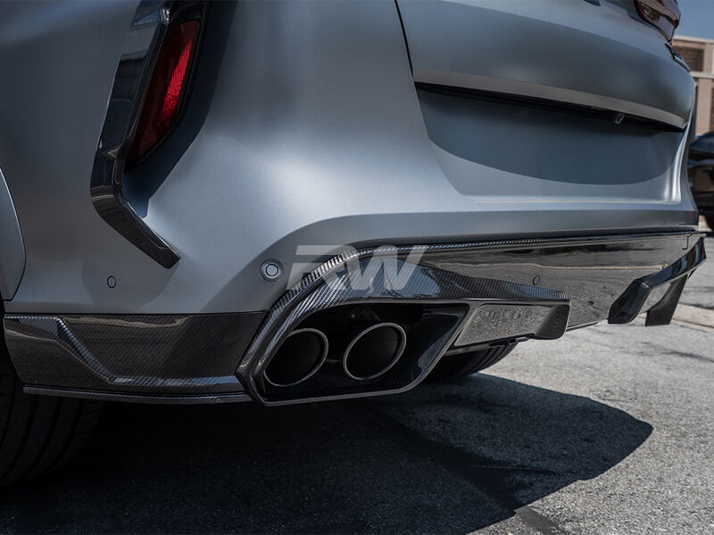 BMW F95 X5M F96 X6M GTX Carbon Fiber Diffuser