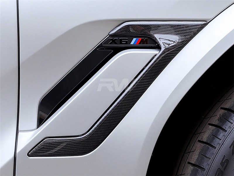 BMW F96 X6M Carbon Fiber Side Vent Covers