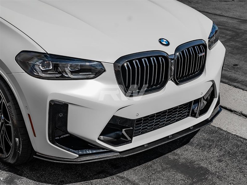 BMW F97 X3M F98 X4M LCI RWS Carbon Fiber Front Lip