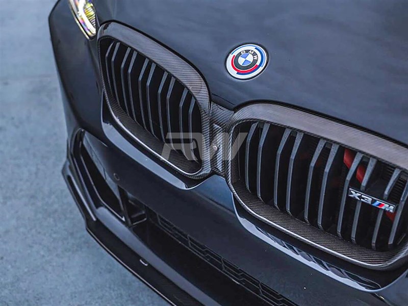 BMW G01 X3 G02 X4 LCI Full Carbon Fiber Grille Surround