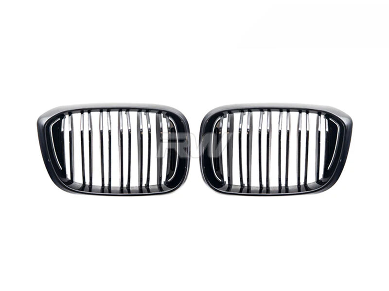 BMW G01 X3 G02 X4 Pre-LCI Dual-Slats Gloss Black Grilles